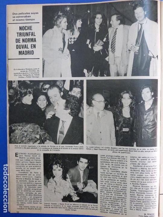 Coleccionismo de Revistas y Peri&oacute;dicos: RECORTE REPORTAJE CLIPPING DE NORMA DUVAL MADRID REVISTA SEMANA N&ordm; 2296 P&Aacute;G 22 L65