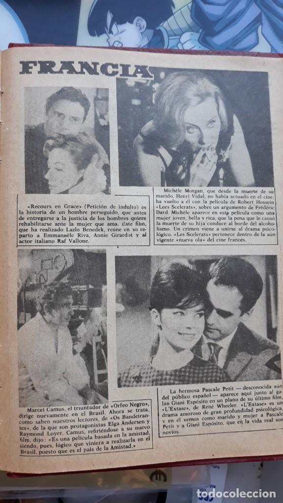 Collection Magazines and Newspapers: MICHELE MORGAN RAF VALLONE ANNIE GIRARDOT PASCALE PETIT MARCEL CAMUS