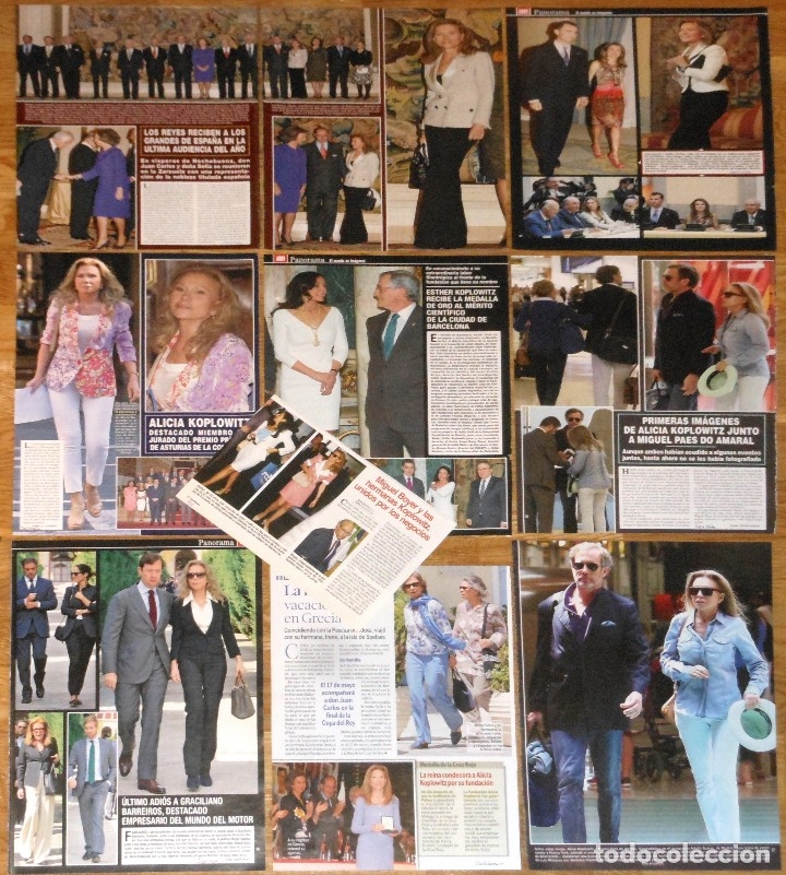 Coleccionismo de Revistas y Peri&oacute;dicos: ALICIA & ESTHER KOPLOWITZ colecci&oacute;n prensa 1990s/00s fotos revista clippings