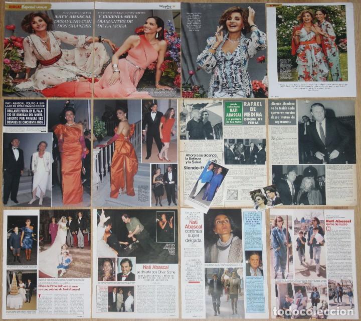 Collection Magazines and Newspapers: NATY ABASCAL lote prensa 1980s/2010s fotos duchess feria nati glamour clippings