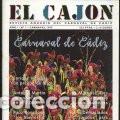 Coleccionismo de Revistas y Peri&oacute;dicos: REVISTA EL CAJ&Oacute;N - CARNAVAL DE C&Aacute;DIZ - A&Ntilde;O 1999 N&ordm; 1 / PERFECTO ESTADO