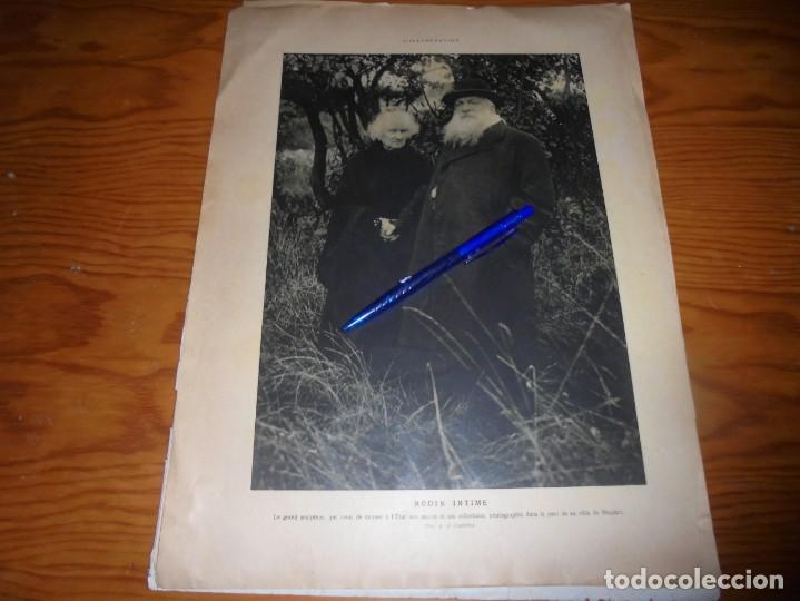 Colecionismo de Revistas e Jornais: RECORTE PRENSA : ANTIGUA FOTO DEL ESCULTOR  RODIN.   ILLUSTRATION, SPTBRE 1916