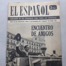 Coleccionismo de Revistas y Periódicos: SEMANARIO EL ESPAÑOL. MADRID, 8-15 JULIO DE 1962.. Lote 147995358