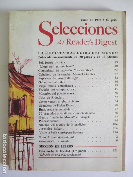 Coleccionismo de Revistas y Peri&oacute;dicos: SELECCIONES DEL READER`S DIGEST. LA REVISTA M&Aacute;S LE&Iacute;DA DEL MUNDO. JUNIO DE 1976. N&ordm; 427