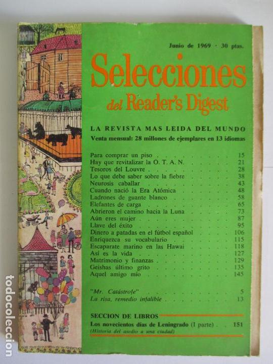 Coleccionismo de Revistas y Peri&oacute;dicos: SELECCIONES DEL READER`S DIGEST. LA REVISTA M&Aacute;S LE&Iacute;DA DEL MUNDO. JUNIO DE 1969. N&ordm; 343