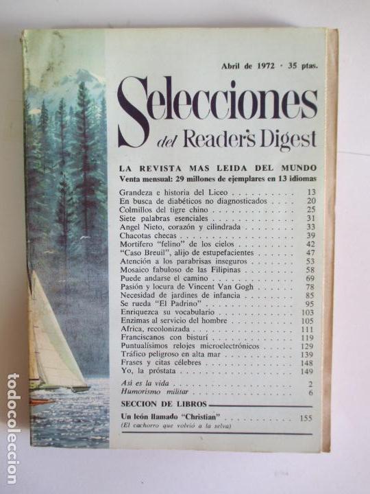 Coleccionismo de Revistas y Peri&oacute;dicos: SELECCIONES DEL READER`S DIGEST. LA REVISTA M&Aacute;S LE&Iacute;DA DEL MUNDO. ABRILDE 1972. N&ordm; 377