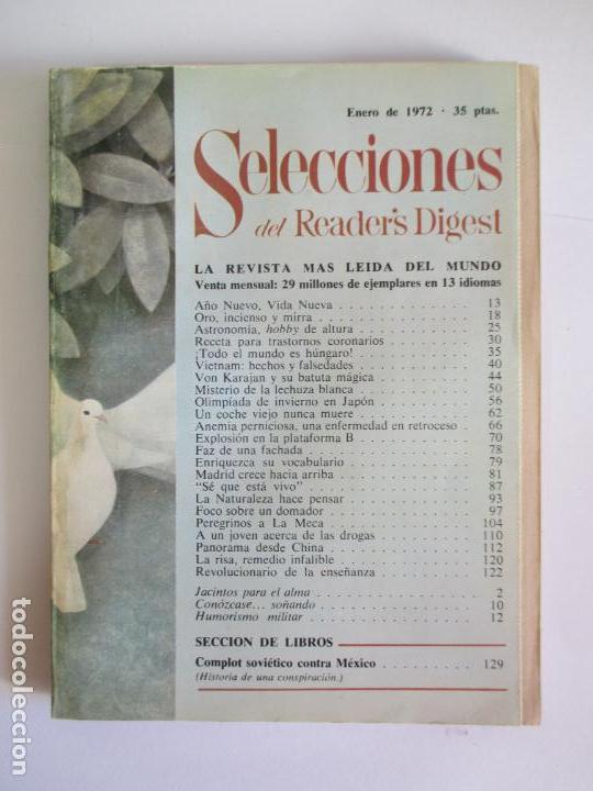 Coleccionismo de Revistas y Peri&oacute;dicos: SELECCIONES DEL READER`S DIGEST. LA REVISTA M&Aacute;S LE&Iacute;DA DEL MUNDO. ENERO DE 1972. N&ordm; 374