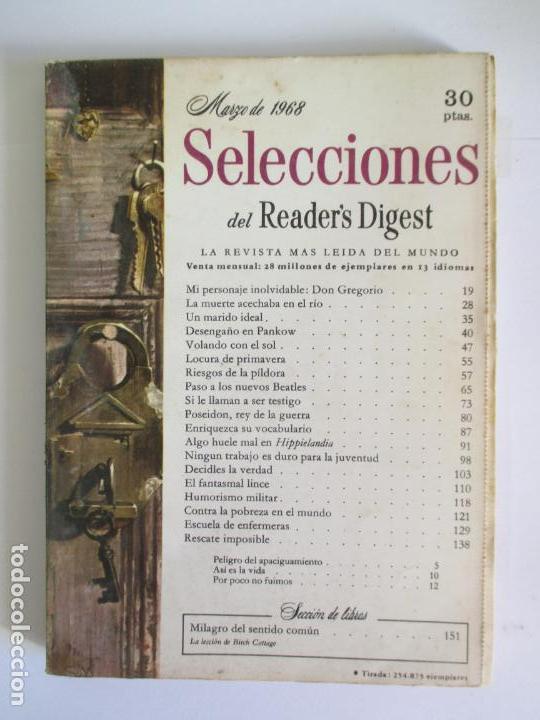 Coleccionismo de Revistas y Peri&oacute;dicos: SELECCIONES DEL READER`S DIGEST. LA REVISTA M&Aacute;S LE&Iacute;DA DEL MUNDO. MARZO DE 1968. N&ordm; 328