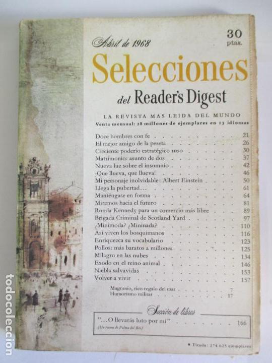 Coleccionismo de Revistas y Peri&oacute;dicos: SELECCIONES DEL READER`S DIGEST. LA REVISTA M&Aacute;S LE&Iacute;DA DEL MUNDO. ABRIL DE 1968. N&ordm; 329