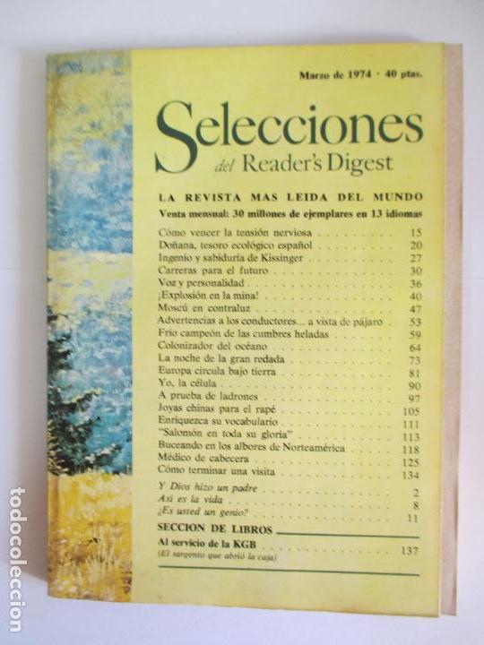 Coleccionismo de Revistas y Peri&oacute;dicos: SELECCIONES DEL READER`S DIGEST. LA REVISTA M&Aacute;S LE&Iacute;DA DEL MUNDO. MARZO DE 1974. N&ordm; 400