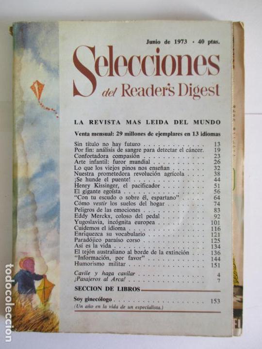 Coleccionismo de Revistas y Peri&oacute;dicos: SELECCIONES DEL READER`S DIGEST. LA REVISTA M&Aacute;S LE&Iacute;DA DEL MUNDO. JUNIO DE 1973. N&ordm; 391