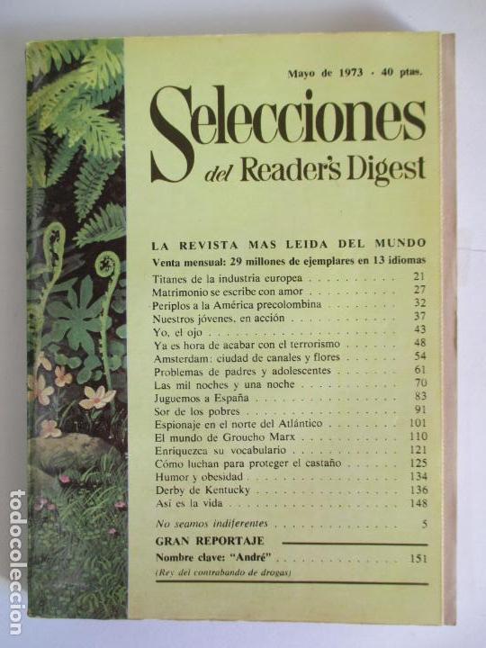 Coleccionismo de Revistas y Peri&oacute;dicos: SELECCIONES DEL READER`S DIGEST. LA REVISTA M&Aacute;S LE&Iacute;DA DEL MUNDO. MAYO DE 1973. N&ordm; 390