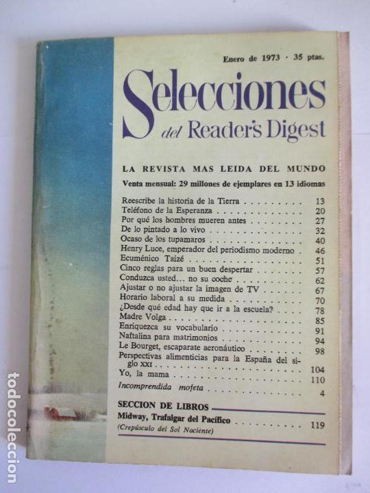 Coleccionismo de Revistas y Peri&oacute;dicos: SELECCIONES DEL READER`S DIGEST. LA REVISTA M&Aacute;S LE&Iacute;DA DEL MUNDO. ENERO DE 1973. N&ordm; 386