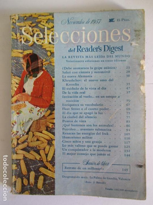 Coleccionismo de Revistas y Peri&oacute;dicos: SELECCIONES DEL READER`S DIGEST. LA REVISTA M&Aacute;S LE&Iacute;DA DEL MUNDO. NOVIEMBRE DE 1957. N&ordm; 204