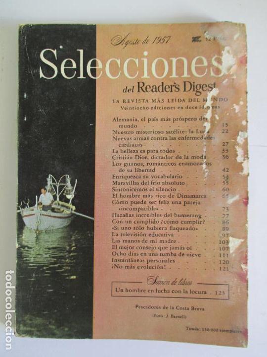 Coleccionismo de Revistas y Peri&oacute;dicos: SELECCIONES DEL READER`S DIGEST. LA REVISTA M&Aacute;S LE&Iacute;DA DEL MUNDO. AGOSTO DE 1957. N&ordm; 201