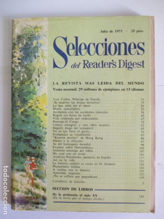 Coleccionismo de Revistas y Peri&oacute;dicos: SELECCIONES DEL READER`S DIGEST. LA REVISTA MAS LE&Iacute;DA DEL MUNDO. JULIO 1971. N&ordm; 368