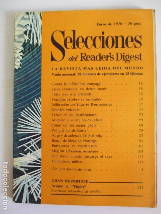 Coleccionismo de Revistas y Peri&oacute;dicos: SELECCIONES DEL READER`S DIGEST. LA REVISTA MAS LE&Iacute;DA DEL MUNDO. ENERO 1970. N&ordm; 350