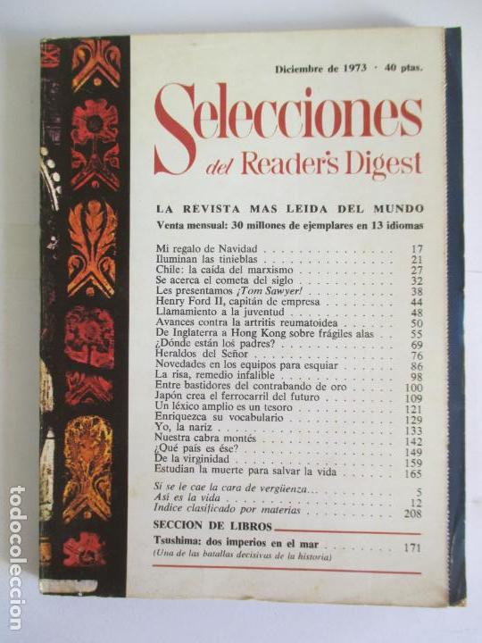 Coleccionismo de Revistas y Peri&oacute;dicos: SELECCIONES DEL READER`S DIGEST. LA REVISTA MAS LE&Iacute;DA DEL MUNDO. DICIEMBRE 1973. N&ordm; 397