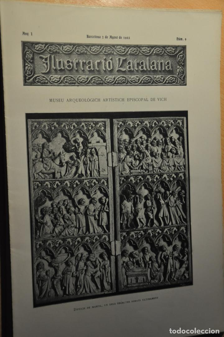 Coleccionismo de Revistas y Peri&oacute;dicos: revista ilustracio catalana 2 agost 1903, n&ordm; 9