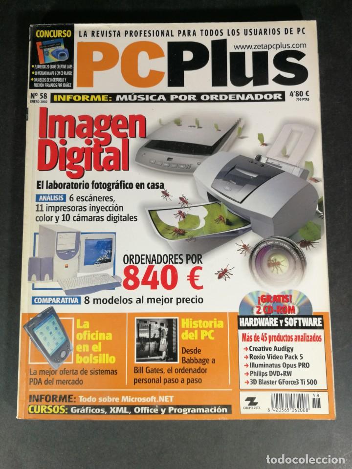 Coleccionismo de revistas y peri&oacute;dicos: PC Plus n&ordm; 58 2002 Revista