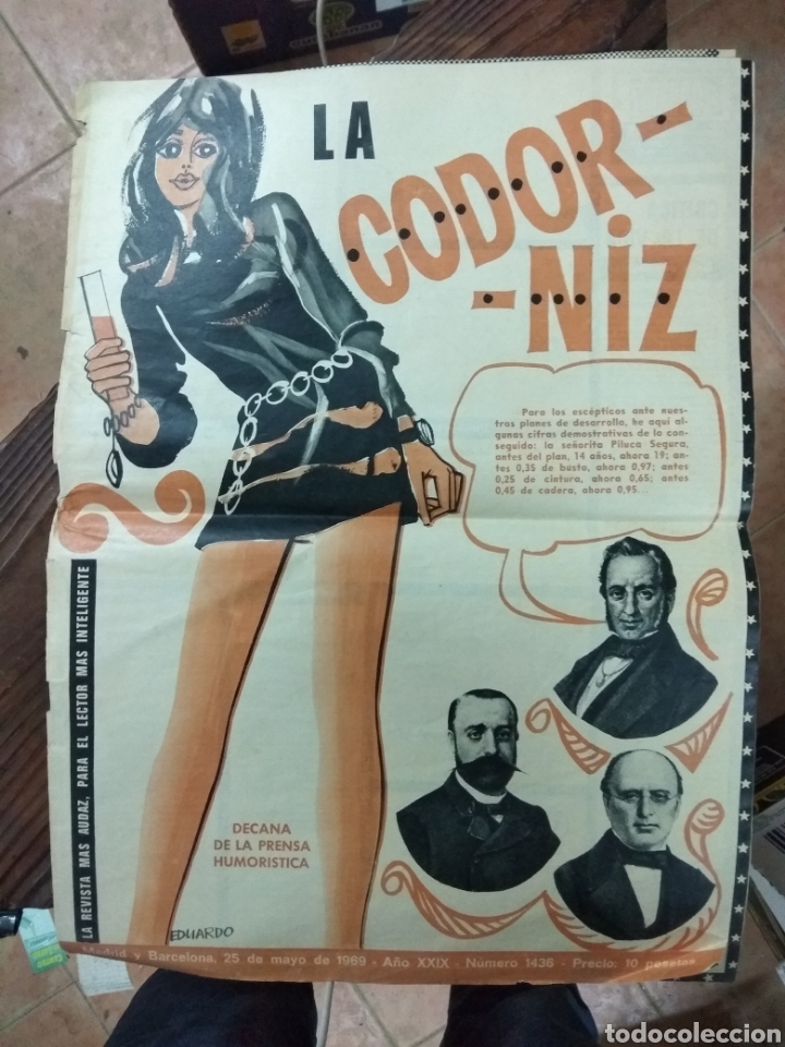 Coleccionismo de Revistas y Peri&oacute;dicos: La Codorniz. 25 mayo 1969