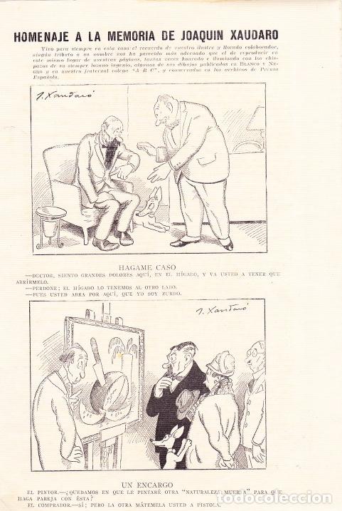 Sammeln von Zeitschriften und Zeitungen: Homenaje a la memoria de Joaqu&iacute;n Xaudar&oacute; - 1933