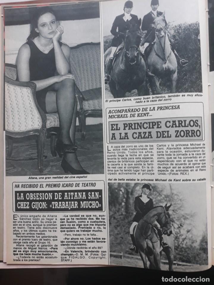 Sammeln von Zeitschriften und Zeitungen: AITANA SANCHEZ GIJON MICHAEL DE KENT CARLOS DE INGLATERRA