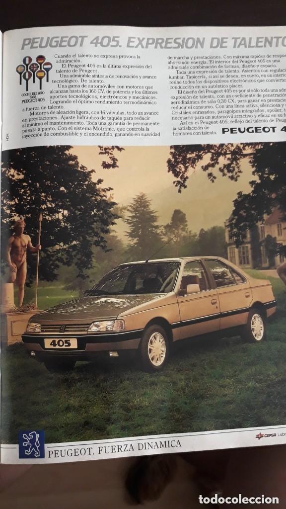 Coleccionismo de Revistas y Peri&oacute;dicos: anuncio peugeot 405