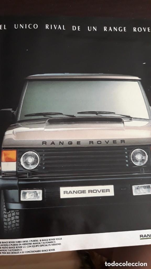 Coleccionismo de revistas y peri&oacute;dicos: anuncio range rover