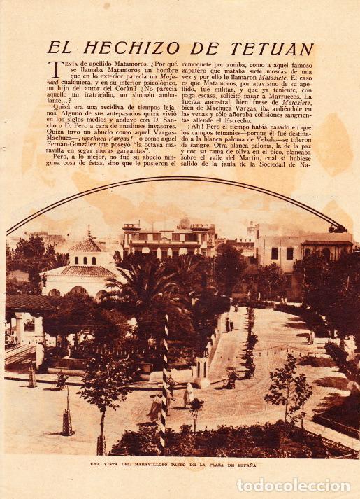 Coleccionismo de revistas y peri&oacute;dicos: El hechizo de Tetu&aacute;n / Alfredo Carmona ; Tetu&aacute;n y su municipio - 1933
