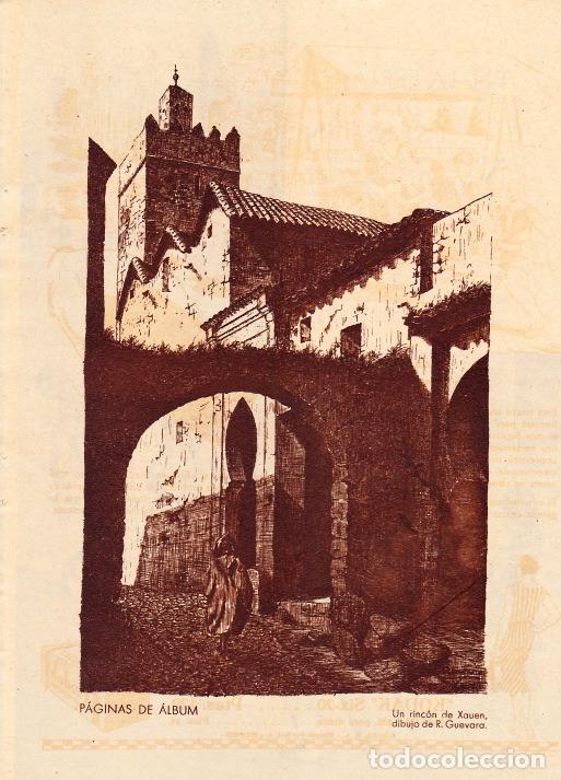 Coleccionismo de revistas y peri&oacute;dicos: * PROTECTORADO * Un rinc&oacute;n de Xau&eacute;n / dibujo de R. Guevara - 1933