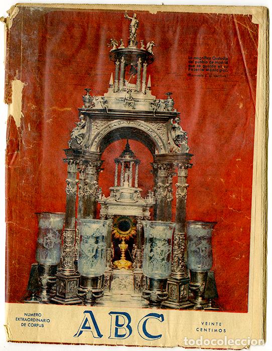 Coleccionismo de Revistas y Peri&oacute;dicos: ABC. N&ordm; extraordinario de Corpus. 26 mayo 1932 Edici&oacute;n de la ma&ntilde;ana. 70 p&aacute;ginas