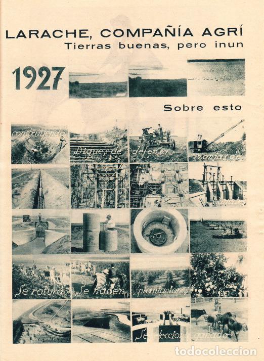 Coleccionismo de revistas y peri&oacute;dicos: * MARRUECOS * Larache, compa&ntilde;&iacute;a agr&iacute;cola del Lukus S.A. - 1933