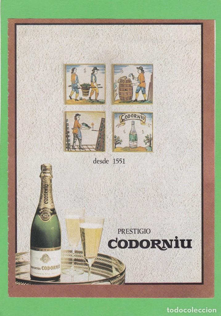 Coleccionismo de revistas y peri&oacute;dicos: PUBLICIDAD 1974. ANUNCIO CAVA CODORNIU