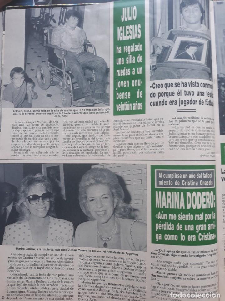 Coleccionismo de Revistas y Peri&oacute;dicos: marina dodero julio iglesias regala una silla de ruedas