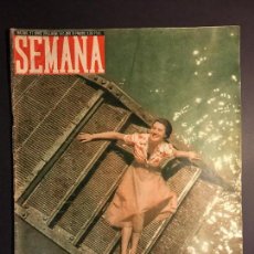 Coleccionismo de Revistas y Periódicos: REVISTA SEMANA DEL 27 DE JUNIO DE 1950, FRANCO EN BILBAO, SEVILLA DA OTRO TORERO