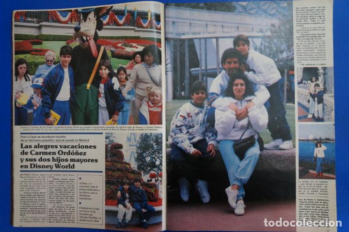 Coleccionismo de Revistas y Peri&oacute;dicos: RECORTE REPORTAJE CLIPPING CARMEN ORDO&Ntilde;EZ VACACIONES DISNEY WORLD REVISTA SEMANA N&ordm; 2451 P&Aacute;G 16-18