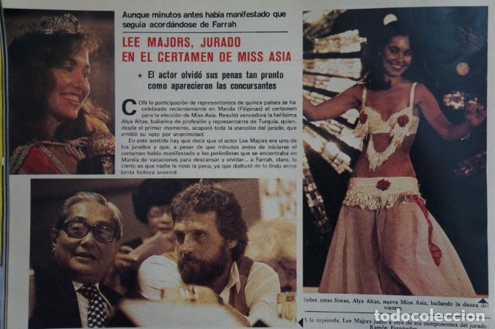 Coleccionismo de Revistas y Peri&oacute;dicos: RECORTE REPORTAJE CLIPPING DE LEE MAJORS MISS ASIA ALYA ALTAS REVISTA SEMANA N&ordm; 2069 P&Aacute;G 84