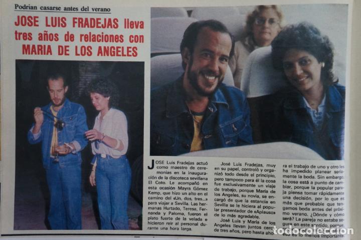 Coleccionismo de Revistas y Peri&oacute;dicos: RECORTE REPORTAJE CLIPPING DE JOSE LUIS FRADEJAS MARIA DE LOS REVISTA SEMANA N&ordm; 2226 P&Aacute;G 62 L 43