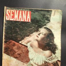 Coleccionismo de Revistas y Periódicos: REVISTA SEMANA, OCTUBRE 1949, LA ENCRUCIJADA ATOMICA, CLEMENTE DEL CAMINO, MADRID - ATLETICO...