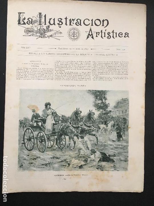 Collection Magazines and Newspapers: N&ordm; 799 DE LA ILUSTRACI&Oacute;N ART&Iacute;STICA 1897. FRANCISCO PI I MARAGALL Y M&Aacute;S.