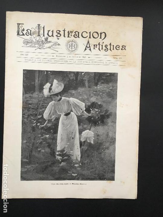 Collection Magazines and Newspapers: N&ordm; 762 DE LA ILUSTRACI&Oacute;N ART&Iacute;STICA 1896. EL P&Oacute;RTICO DE LA GLORIA, LA TURBIA, EL FRACASO Y M&Aacute;S&hellip;