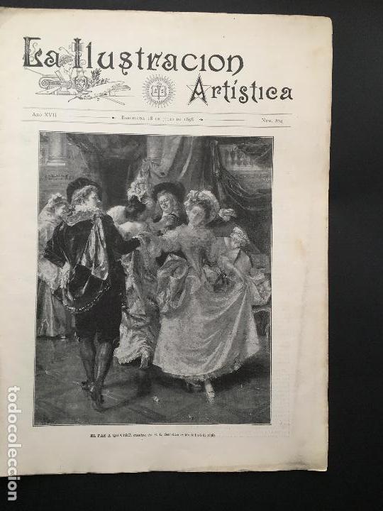 Collection Magazines and Newspapers: N&ordm; 864 DE LA ILUSTRACI&Oacute;N ART&Iacute;STICA 1898. FERNANDO D&Iacute;AZ DE MENDOZA, CA&Ntilde;ONERO VESUBIUS Y M&Aacute;S&hellip;