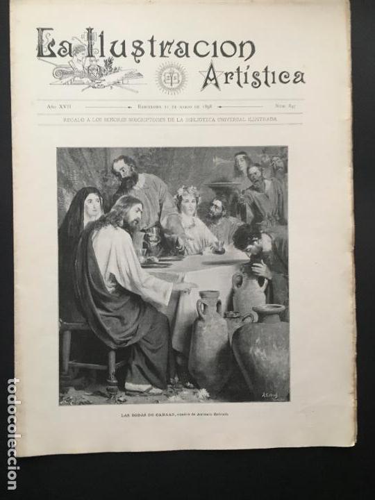 Collection Magazines and Newspapers: N&ordm; 847 DE LA ILUSTRACI&Oacute;N ART&Iacute;STICA 1898. RICARDO DE LA VEGA, CARTELES MODERNOS Y M&Aacute;S&hellip;
