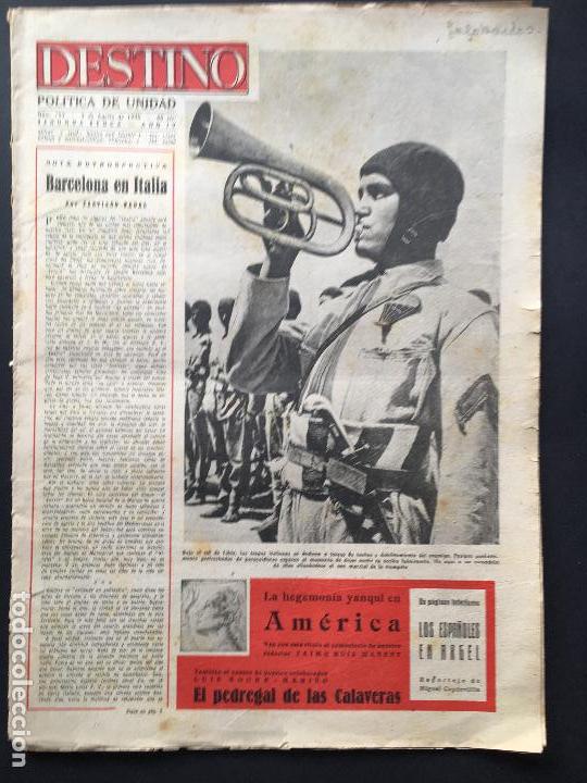 Collection Magazines and Newspapers: N&ordm; 159 DE LA REVISTA DESTINO, 3 AGOSTO DE 1940 CON INFORMACI&Oacute;N Y FOTOGRAFIAS DE LA 2&ordf; GUERRA MUNDIAL