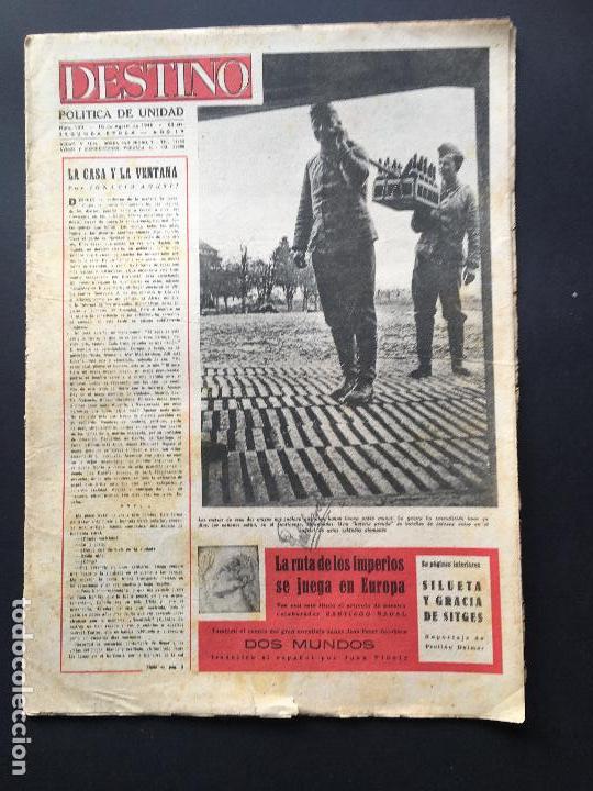 Collection Magazines and Newspapers: N&ordm; 160 DE LA REVISTA DESTINO 10 AGOSTO DE 1940 CON INFORMACI&Oacute;N Y FOTOGRAFIAS DE LA 2&ordf; GUERRA MUNDIAL