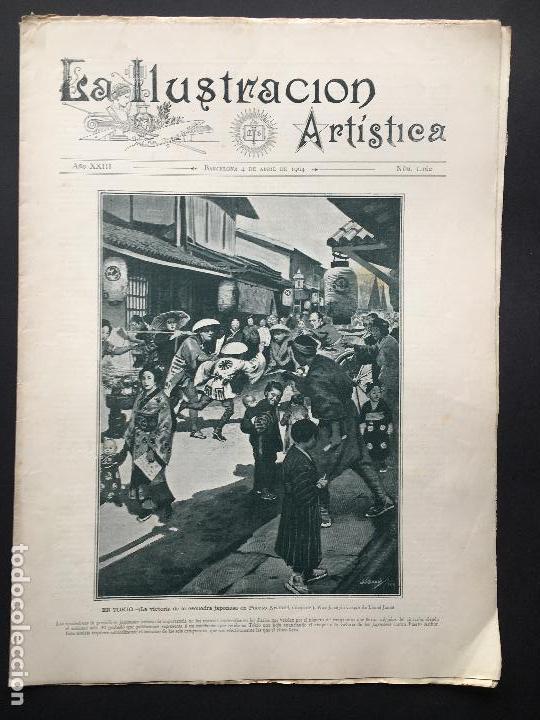 Collection Magazines and Newspapers: N&ordm; 1162 DE LA ILUSTRACI&Oacute;N ART&Iacute;STICA 1904. MUESO DE LUXEMBURGO, LOS TORPEDOS Y M&Aacute;S&hellip;