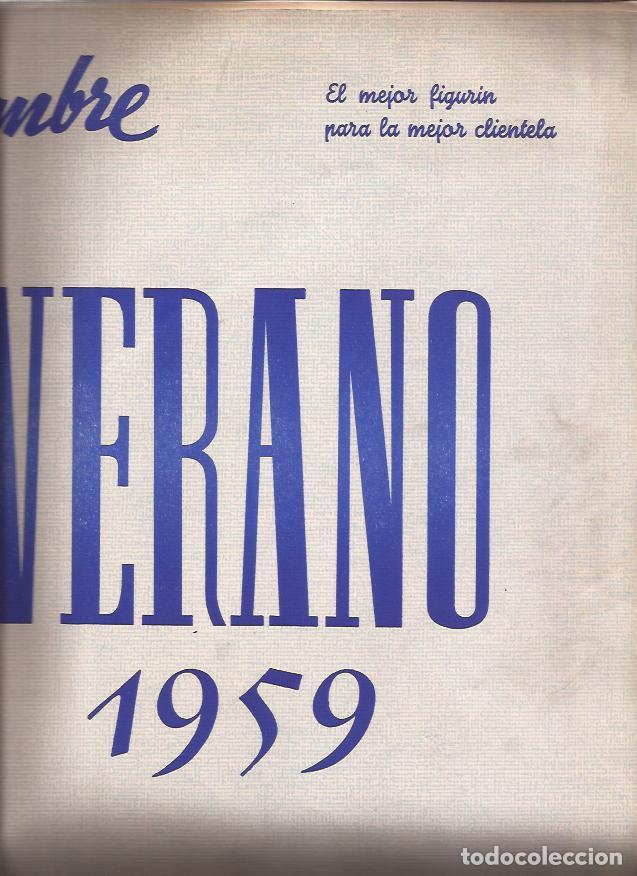 Sammeln von Zeitschriften und Zeitungen: REVISTA DE MODA HOMBRE VERANO 1959 MANIQUIES ILUSTRADOS