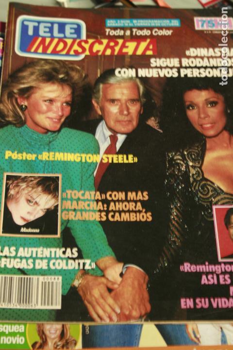 Coleccionismo de revistas y peri&oacute;dicos: REVISTA TELE INDISCRETA  N&ordm; 88 DINASTIA ALASKA  DOMINGO PIERCE BROSNAN FALCON CREST NO COMPLETA