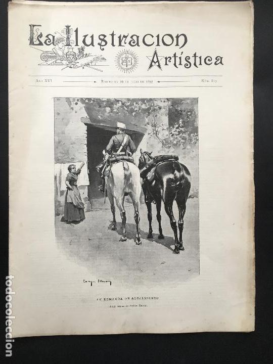 Collection Magazines and Newspapers: N&ordm; 813 DE LA ILUSTRACI&Oacute;N ART&Iacute;STICA 1897. GENERAL DON MARCELO DE AZC&Aacute;RRAGA, FIEBRE AMARILLA Y M&Aacute;S&hellip;